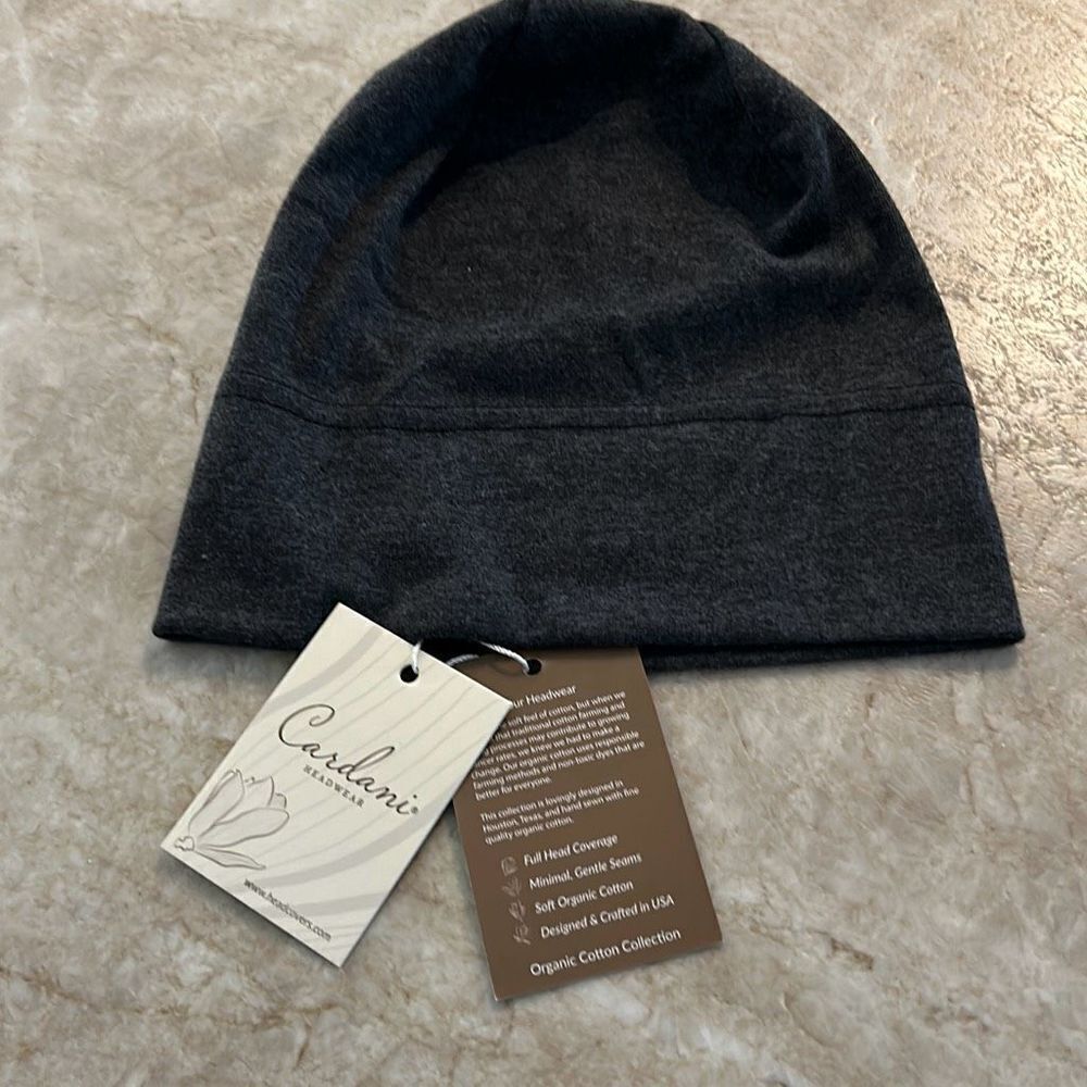 Charcoal Gray Cotton Cap NWT